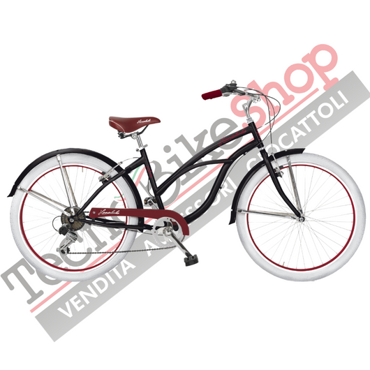 Bici  Cruiser MBM HONOLULU DONNA Ruota 26 pollici colore Nero