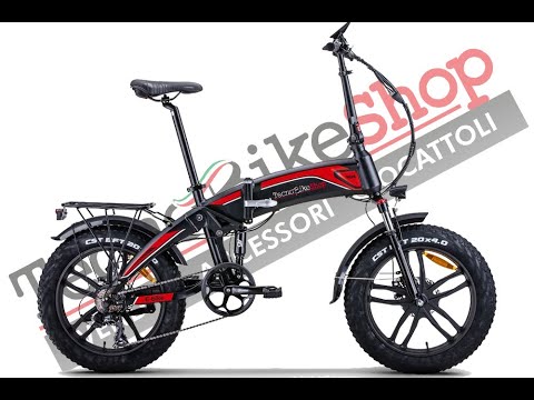 Bici Elettrica Pieghevole E-BIKE Fat Bike RKS RD08 Sport Bike Dallas Luxury 250w 48v colore Blu