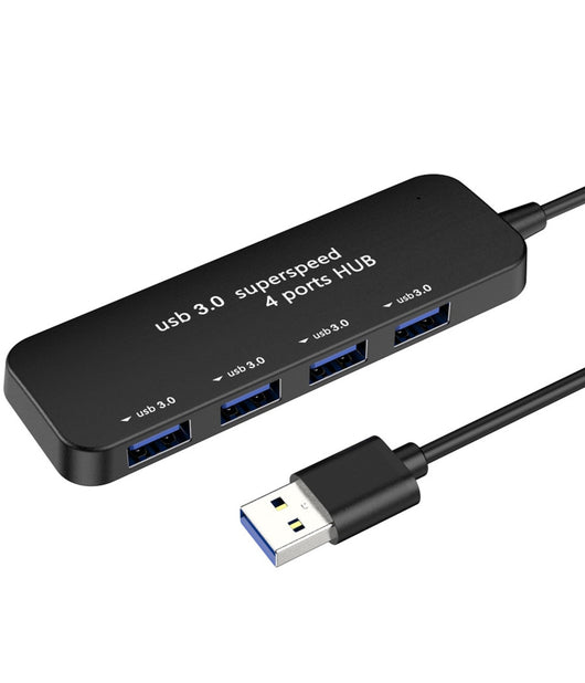 Hub Multiplo 4 Porte Usb 3.0 Super Veloce Computer Con Connettore Usb Q-hu301         