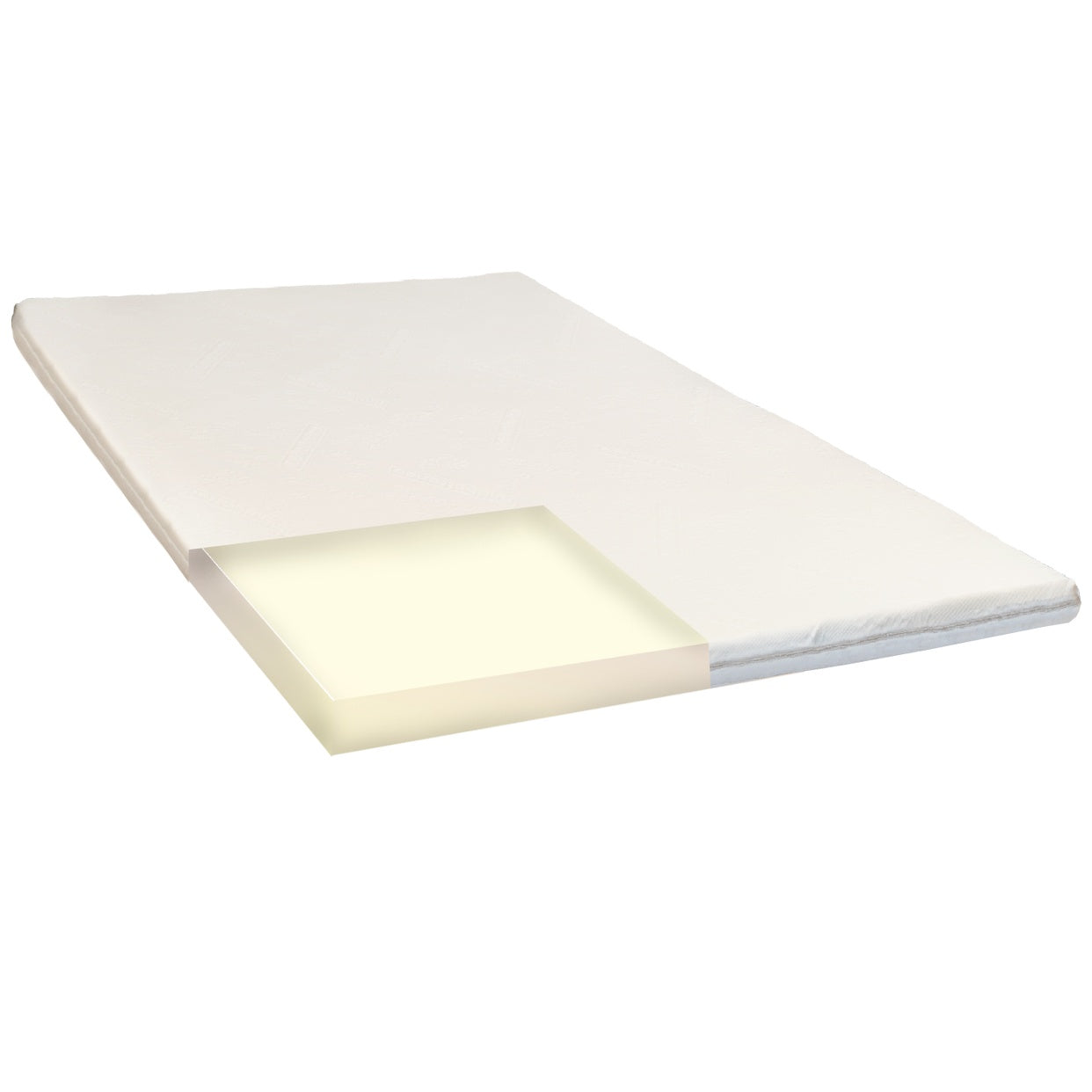 Topper Correttore Materasso Singolo Ortopedico in Memory Foam Letto 90x200 Una piazza H 4 Cm Certificato Oeko-Tex