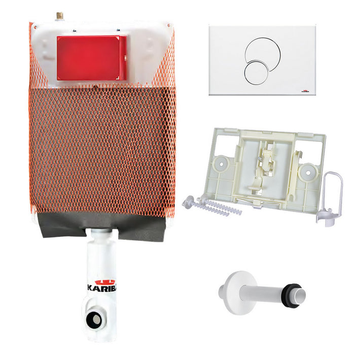 cassetta di scarico wc incasso completa 'monolith kit 2053286nlm