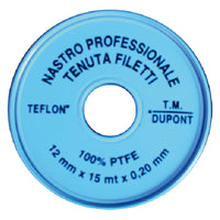 6pz nastro teflon 'professionale' 3/4 x 15 mt. x 0,2 mm 205646nlm