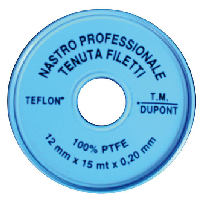 6pz nastro teflon 'professionale' 3/4 x 15 mt. x 0,2 mm 205646nlm