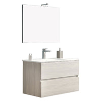 mobile bagno 'easy' base 81 x 47 x h.53 cm - bianco lucido 2061171nlm