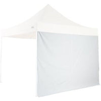 SET 3 PARETI LATERALI TENDE BIANCO PER GAZEBO GIARDINO CAMPEGGIO FIERE MERCATO