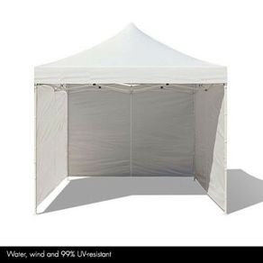 GAZEBO BOX RICHIUDIBILE 3X3 BIANCO PIEGHEVOLE AUTOMATICO A FISARMONICA MERCATO