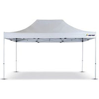 GAZEBO RICHIUDIBILE PIEGHEVOLE BIANCO 3X4,5 mt PIEGHEVOLE FISARMONICA MERCATI FIERE GIARDINO