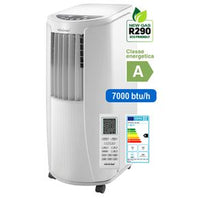 Toyotomi Condizionatore portatile TAD 2220  2,0 Kw, 3 in 1 (condizionatore, deumidificatore e Ventilatore) con Telecomando , WiFI