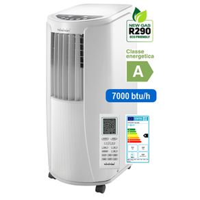 Toyotomi Condizionatore portatile TAD 2220  2,0 Kw, 3 in 1 (condizionatore, deumidificatore e Ventilatore) con Telecomando , WiFI