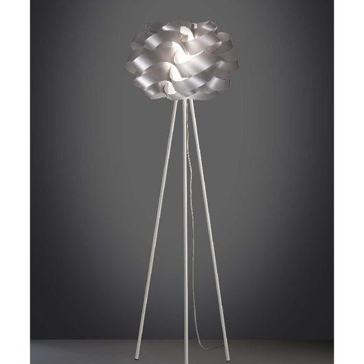 Lampada a piantana treppiedi CLOUD Argento diametro 50x h 160 cm