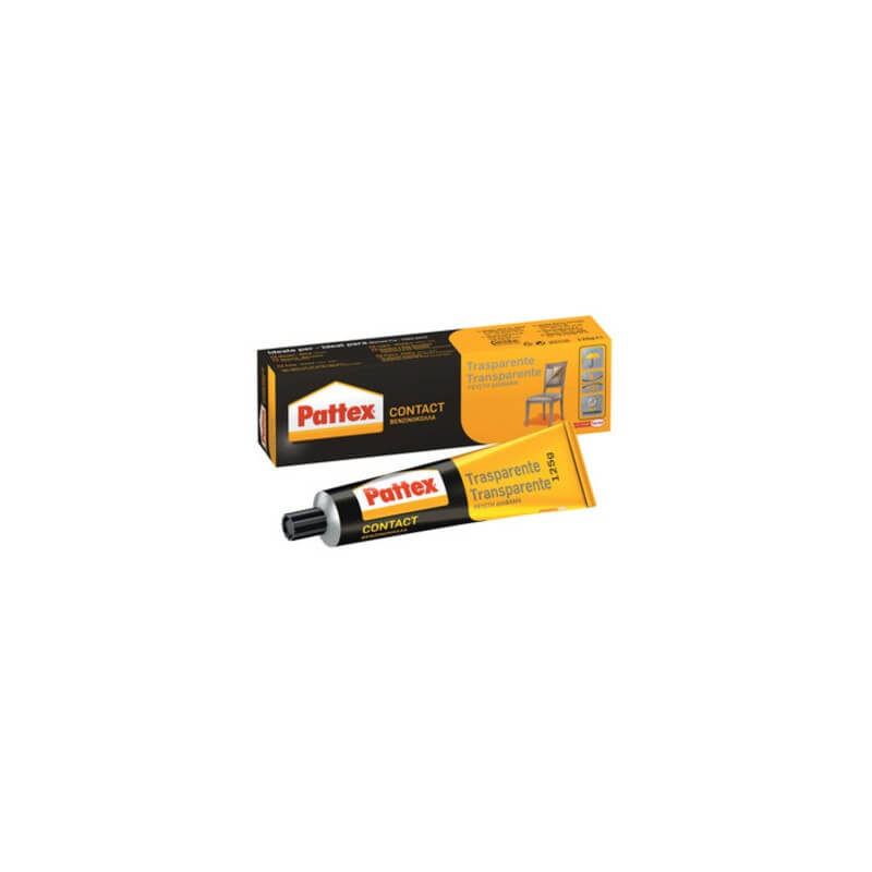 Pattex Adesivo Trasparente Gr.125 Pelle Cuoio Legno Carta Cartone Feltro Sughero