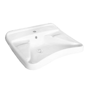 Lavabo disabili bianco - dimensioni L67 x P59 x H23,5 cm