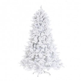 Albero di natale Bianco Innevato ARLBERG 150x h240 cm