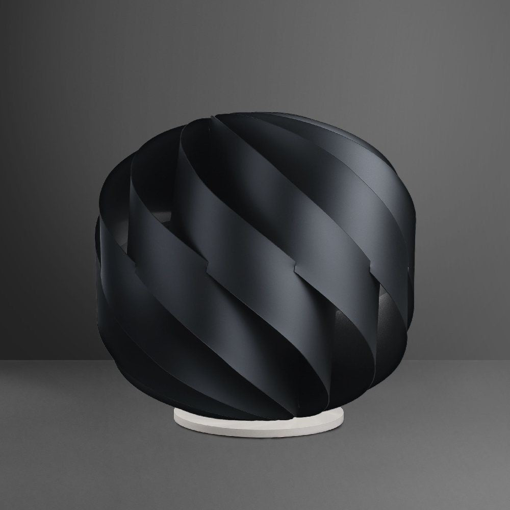 Lampada da Tavolo LAP Nero in Plastica Cm. 40 x 39 h