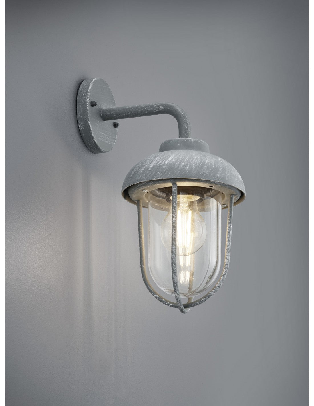 Applique Lanterna Da Esterno Duero Calcestruzzo H33 cm Trio Lighting