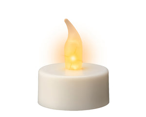 Tealight LED effetto fiamma 3.8x4.6 cm - 6 pz