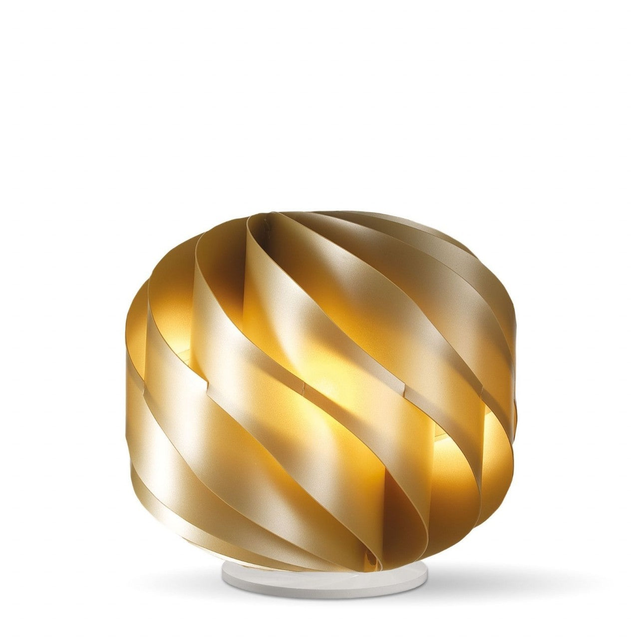 Lampada da Tavolo LAP New Gold in Plastica Cm. 15 x 15h