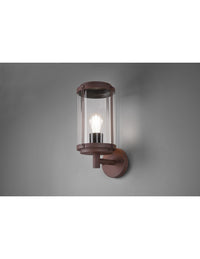 Applique Lanterna IP44 Tanaro Ruggine H32 cm Trio Lighting