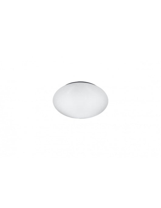 Plafoniera Led IP44 Dimmerabile Putz Bianco Glitter Ø27 cm Trio Lighting