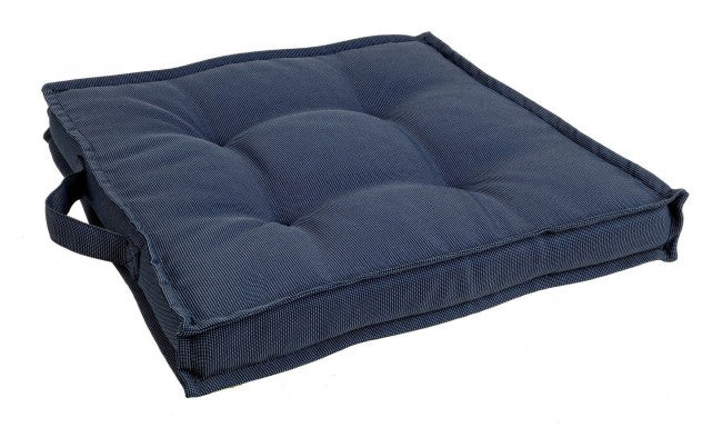 4x Cuscino quad 40a x 40b x 4h denim blu