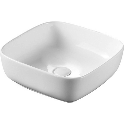 Lavabo da appoggio 40x40 cm bianco