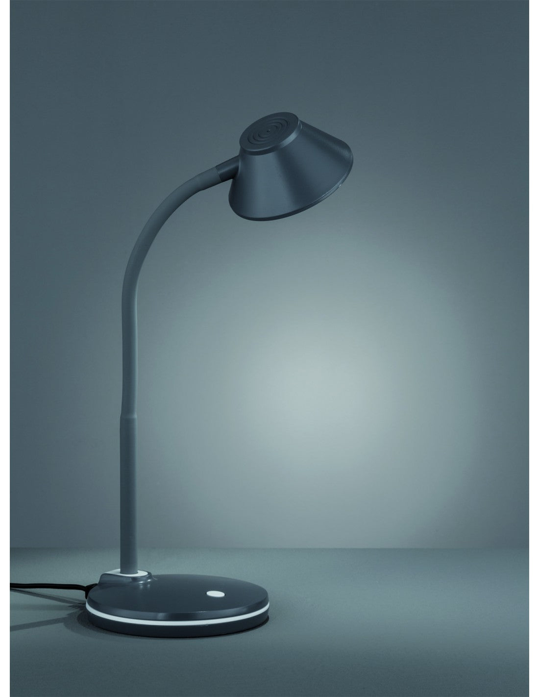 Lampada Led Scrivania Ufficio Moderno Berry Grigio Trio Lighting