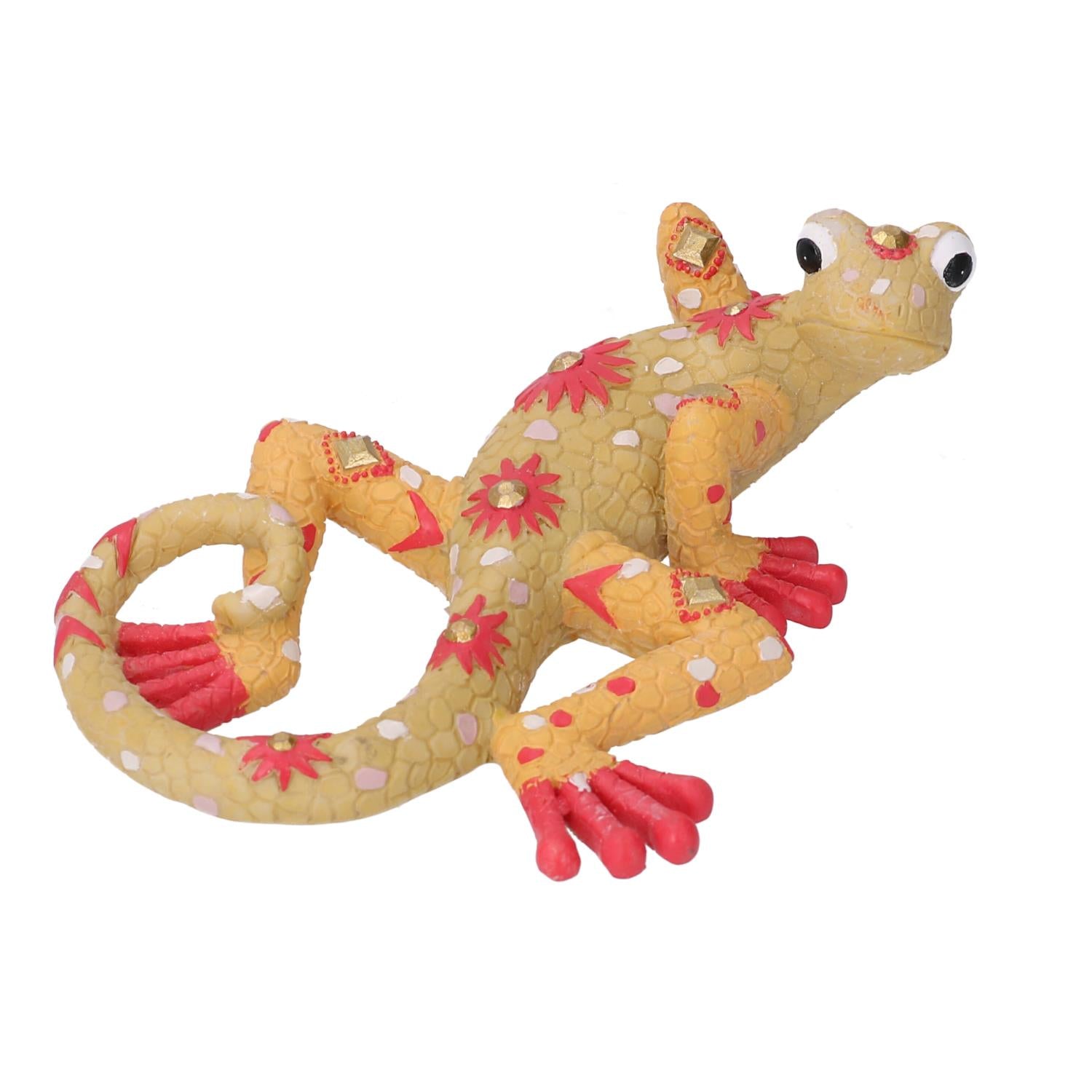 Ceramic gecko cm14,5x10,5h5,5