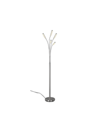 Piantana Reed 5 Archi Led Nichel Opaco H195 cm Trio Lighting