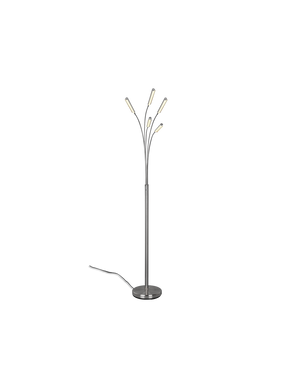 Piantana Reed 5 Archi Led Nichel Opaco H195 cm Trio Lighting