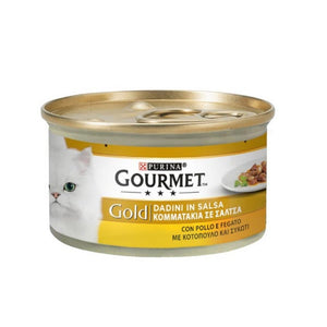 Gourmet Gold Dadini in salsa pollo e fegato Purina 85 grammi