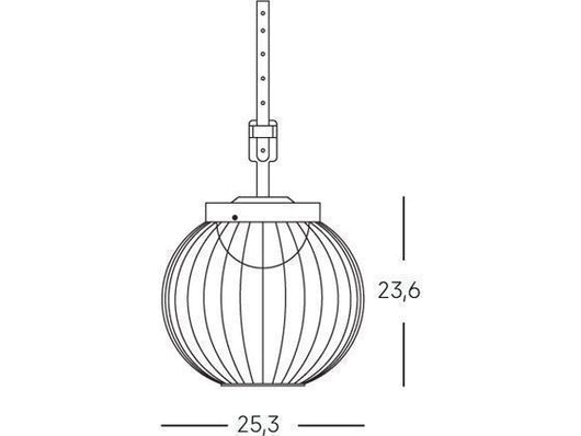 Lampada Portatile 20W Led 4000K  linea cage  nero