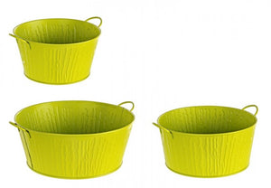 4x Set3 C.Vaso Corteccia C-Manico To Verde