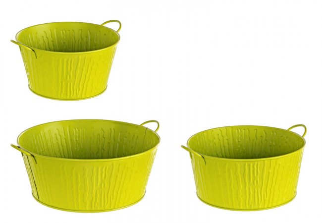 4x Set3 C.Vaso Corteccia C-Manico To Verde