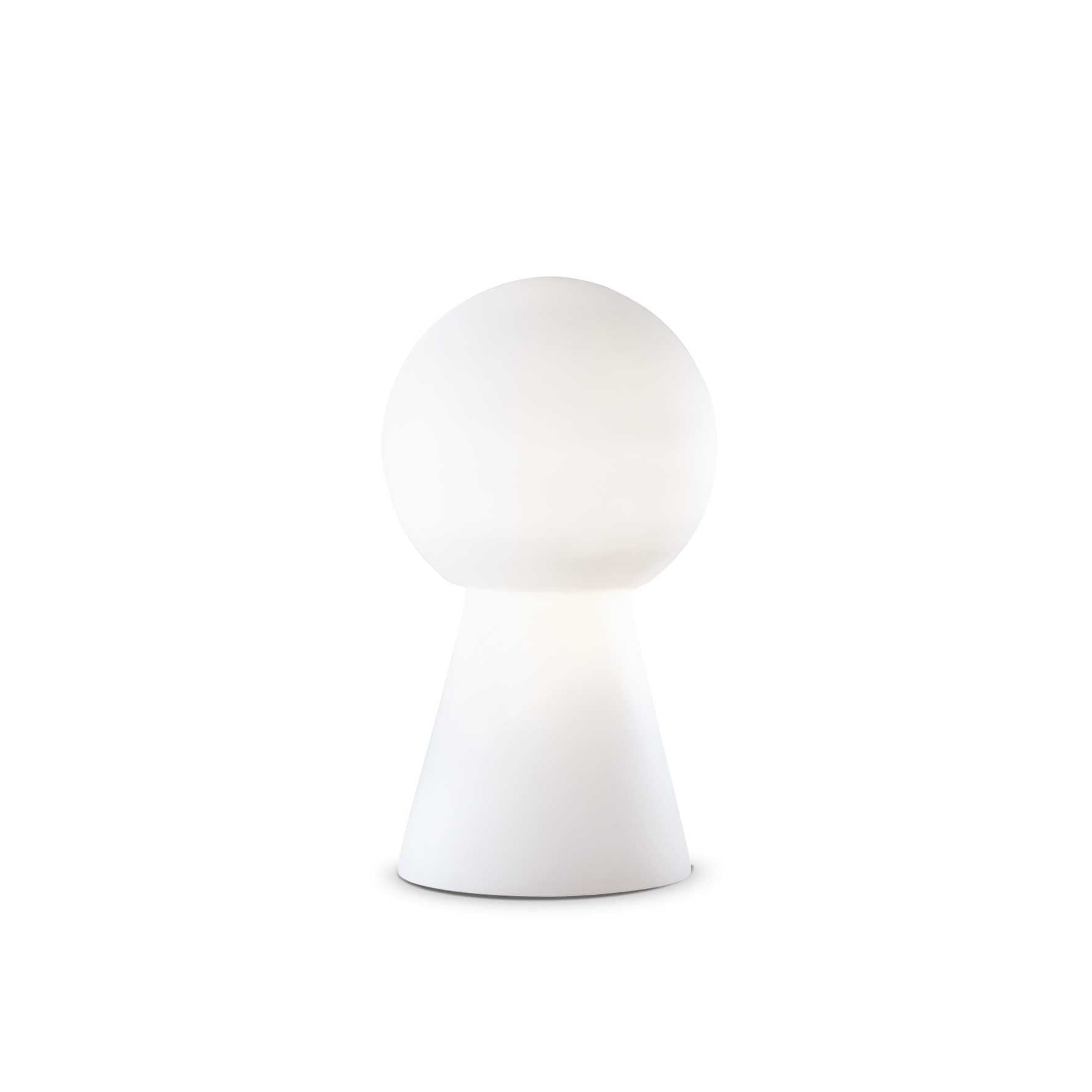 Lampada tavolo Birillo TL1 Bianco D220xH390mm