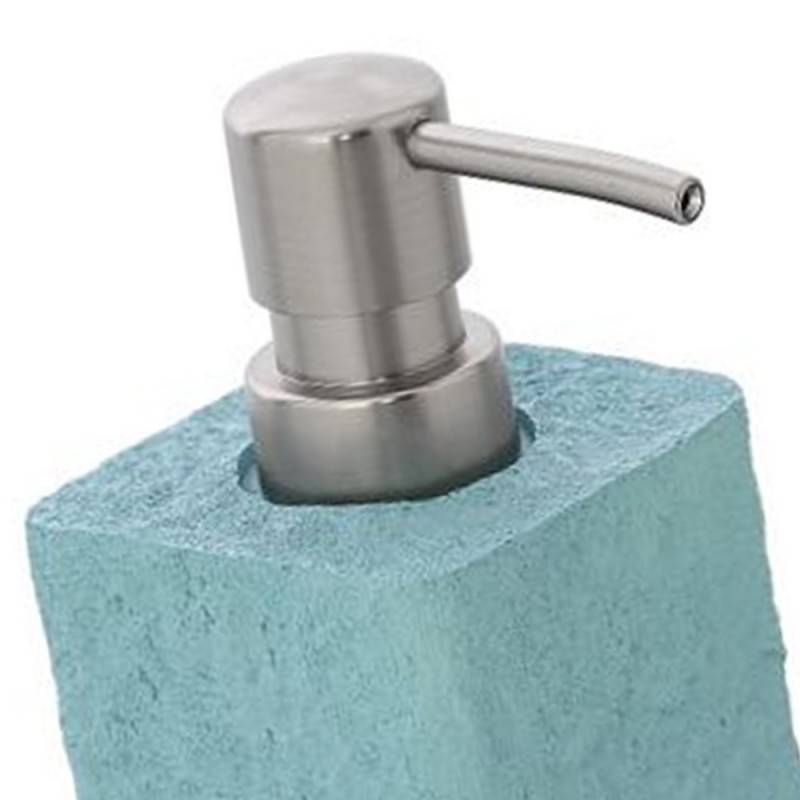 Elegante Dispenser Sapone dalla serie Sabbia in raffinata tonalità Acqua Marina