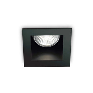 Faretto ad incasso nero L 90 x H 115 x P 90 mm