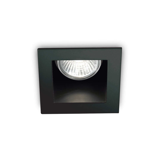 Faretto ad incasso nero L 90 x H 115 x P 90 mm