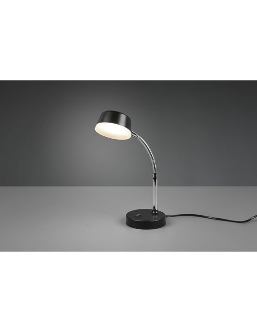 Lampada da Scrivania Kiko Led 4,5W Nero H34 cm Trio Lighting