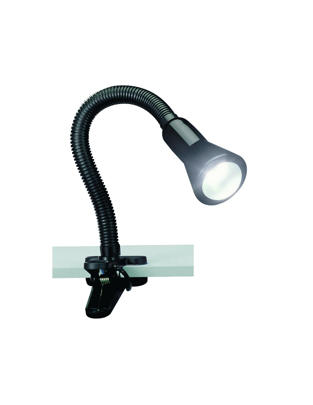 Lampada da Scrivania Flexo Nero 1xE14 Con Pinza Trio Lighting