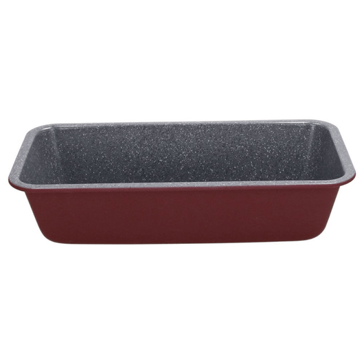 Stampo Plum Cake Cm 27x13x7 Carbon Steel Rosso