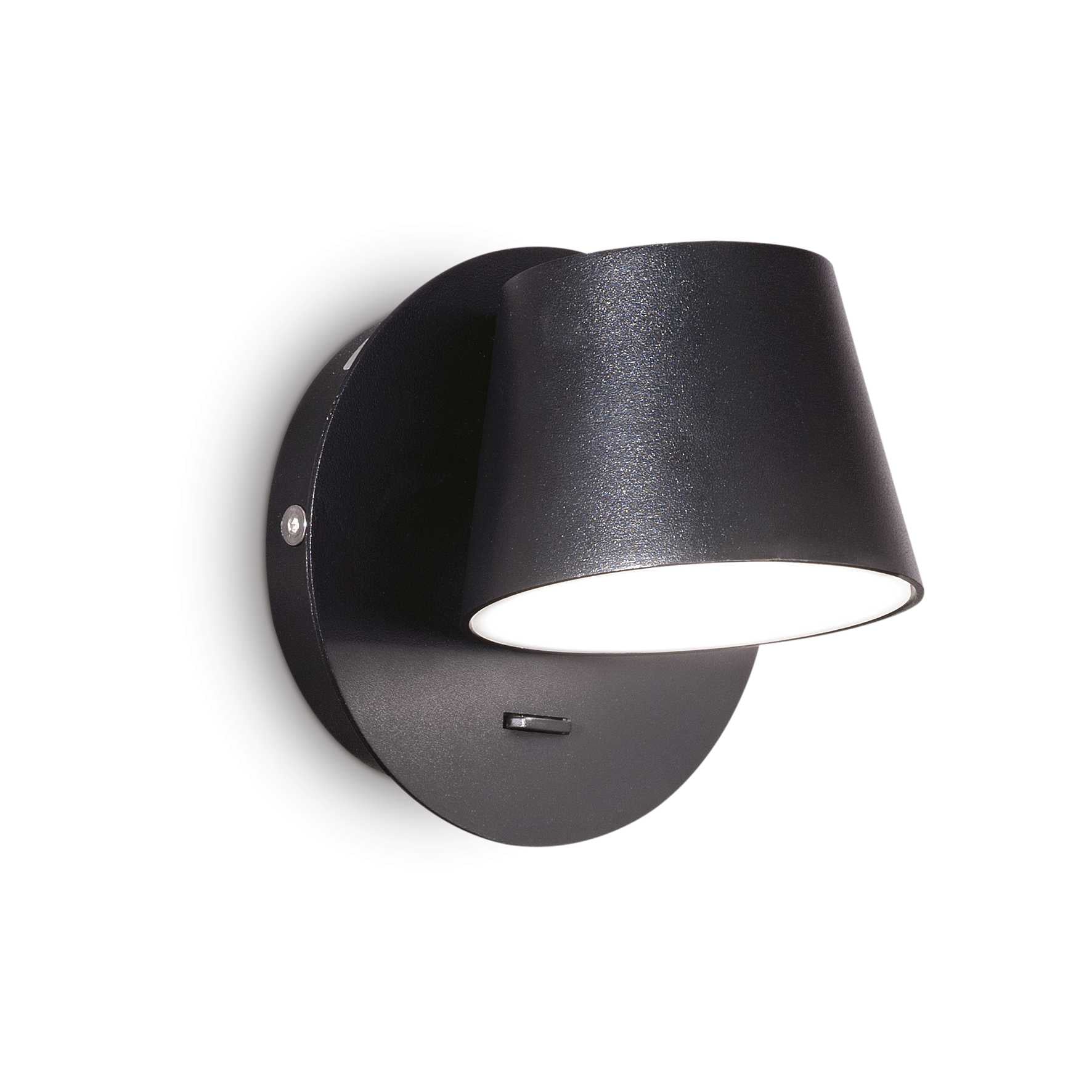 Lampada da parete nero L 120 x H 120 x P 120 mm