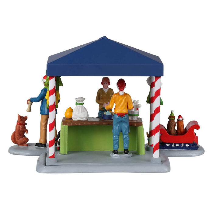 Lemax Santa Claws & Paws Set Of 3 - Set di 3 Babbo Natale Artigli e Zampe per villaggio di Natale