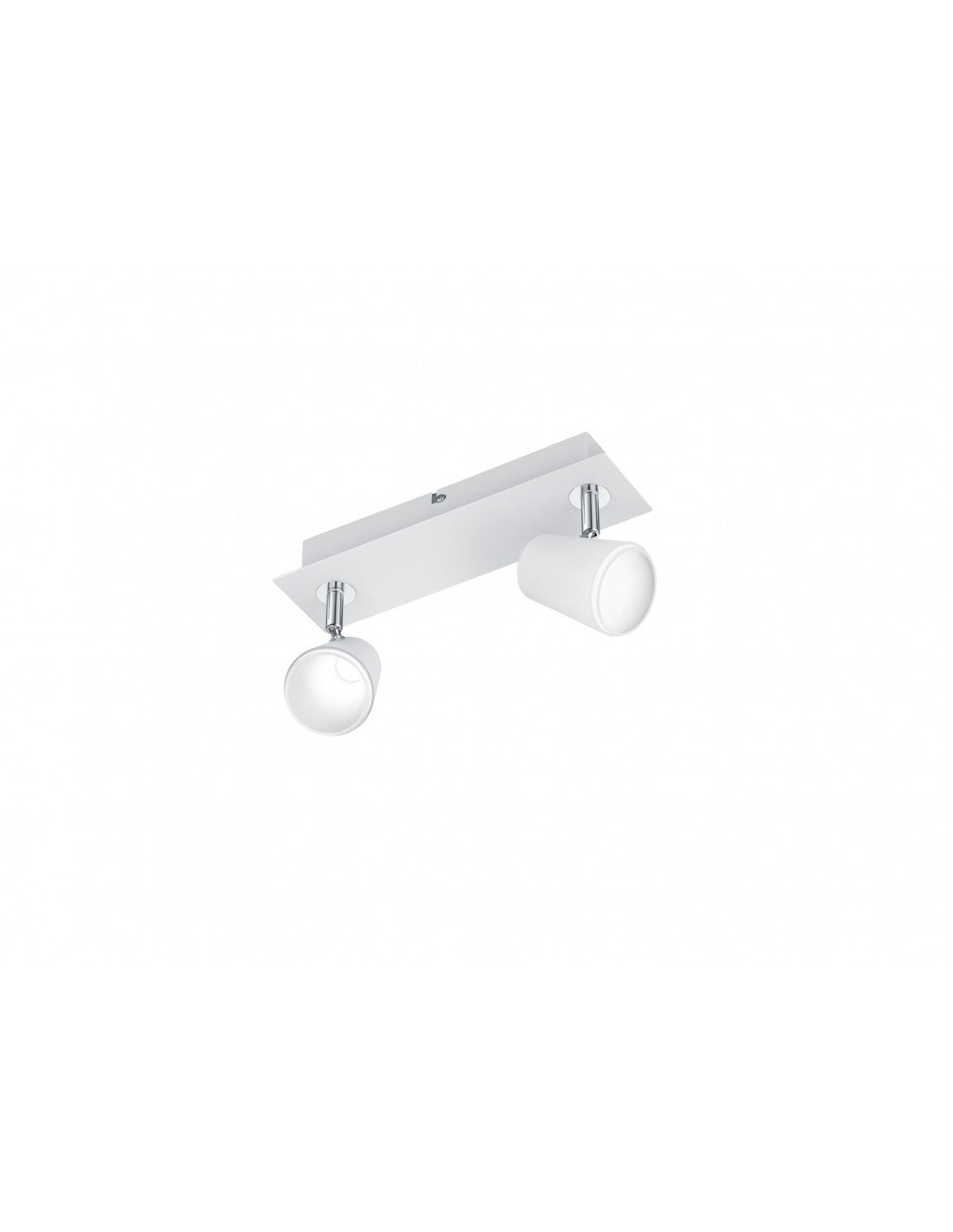 Lampada Soffitto e Parete 2 Faretti Spot Orientabili Narcos Bianco Trio Lighting