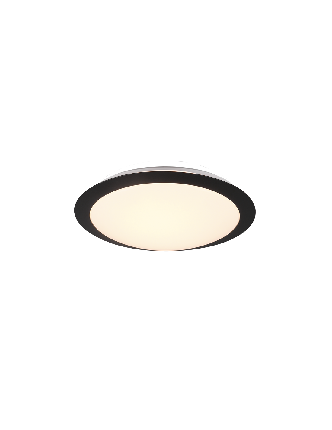 Plafoniera Rotonda Bagno Umberto Led 12w IP44 Nero Trio Lighting