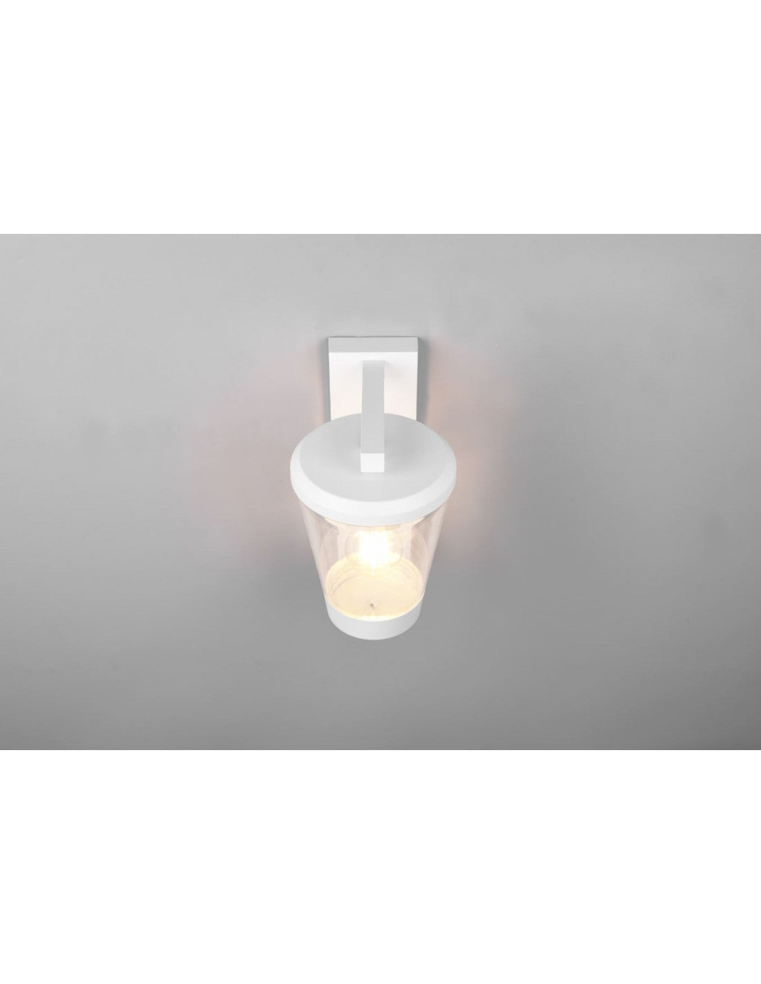 Applique Lanterna Cavado Bianco IP44 Sensore Movimento Trio Lighting