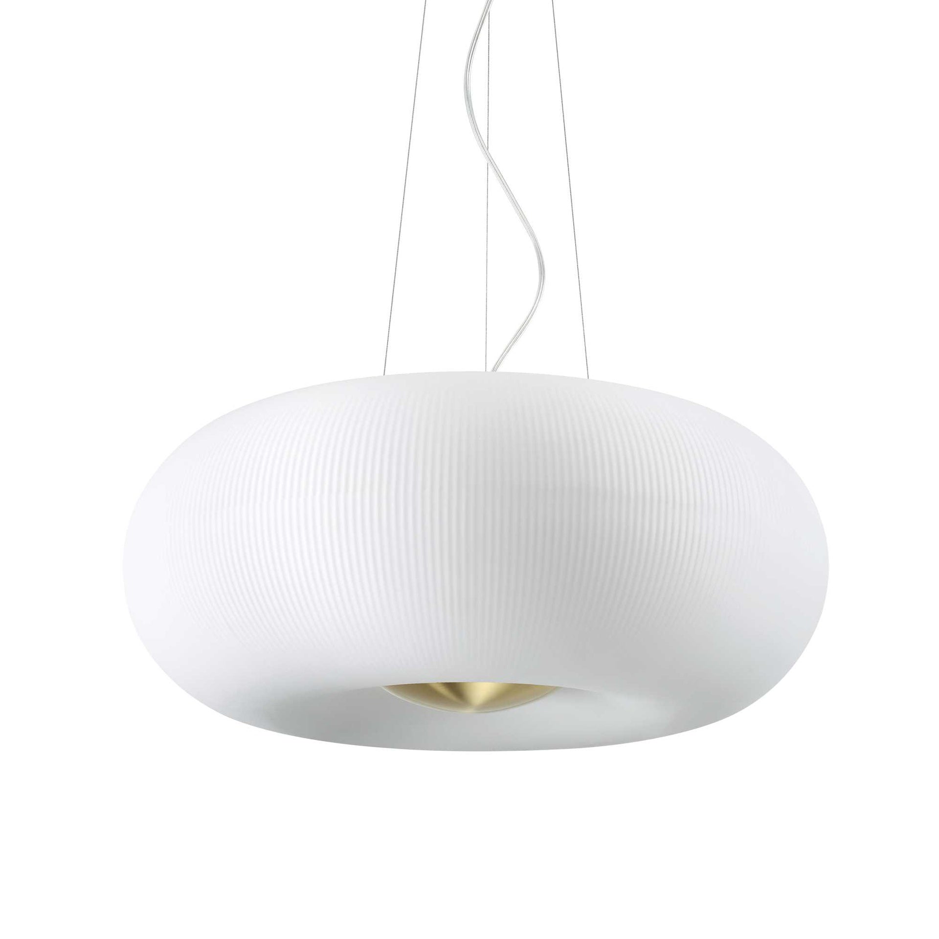 Lampada a sospensione bianco D 520 x H min 475 - max 2225 mm