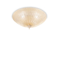 Lampada da soffitto ambra D 400 x H 120 mm