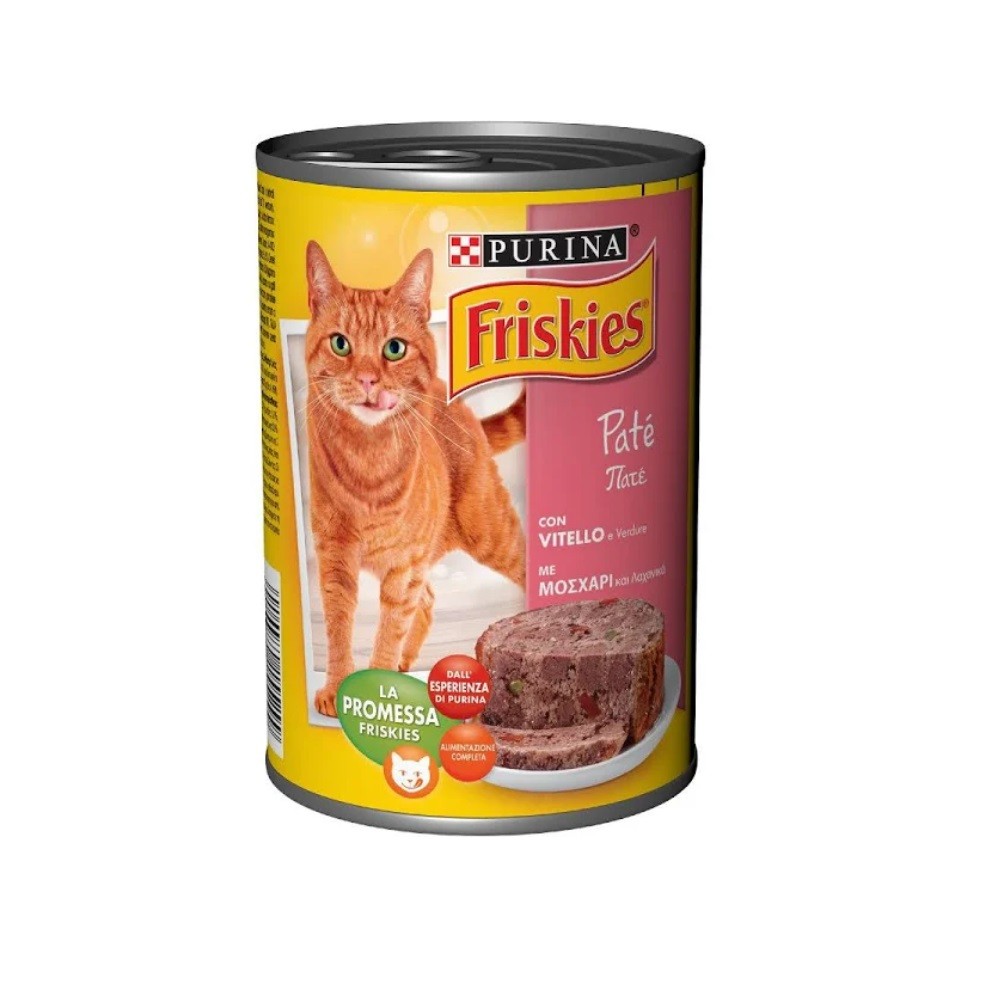 Friskies Patè vitello e verdure Purina 400 grammi