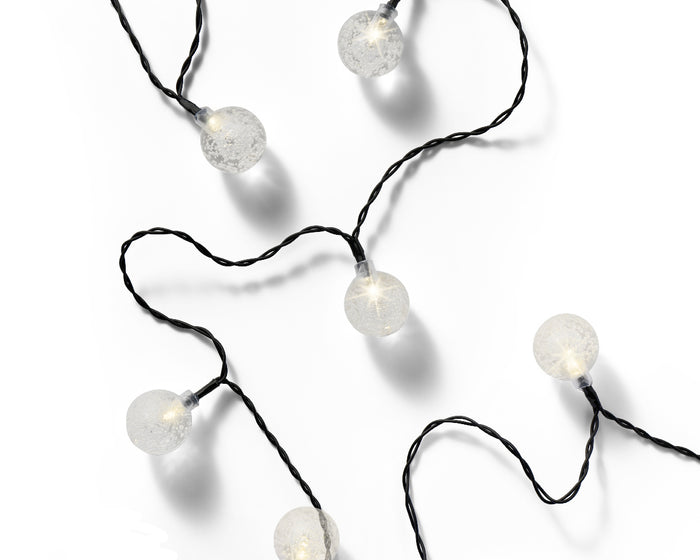 Lampade a corda decorative a LED con 8 funzioni di effetto sfavillante per uso esterno L 580 cm