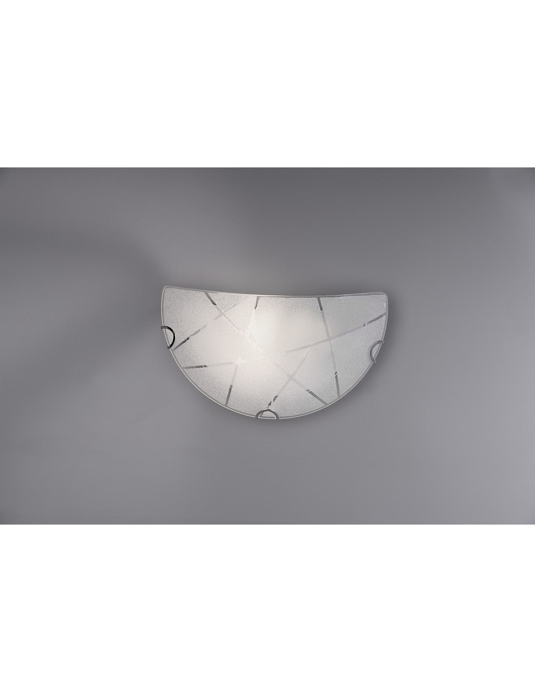 Applique Sandrina Vetro Graniglia Bianco 1xE27 Trio Lighting